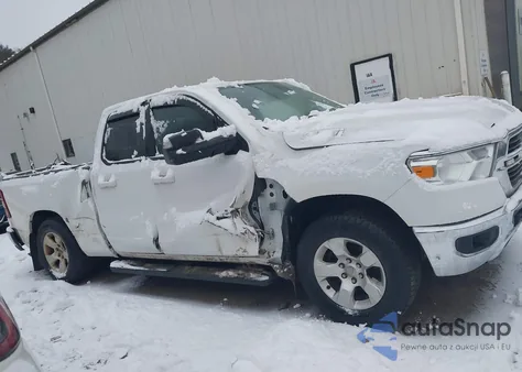 2021 Ram 1500 Big Horn Quad Cab 4X4 6'4 Box from USA, damaged, VIN 1C6SRFBT4MN826679